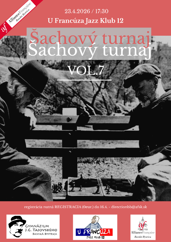 Šachový turnaj vol. 7: 23.04.2026 o 17:30